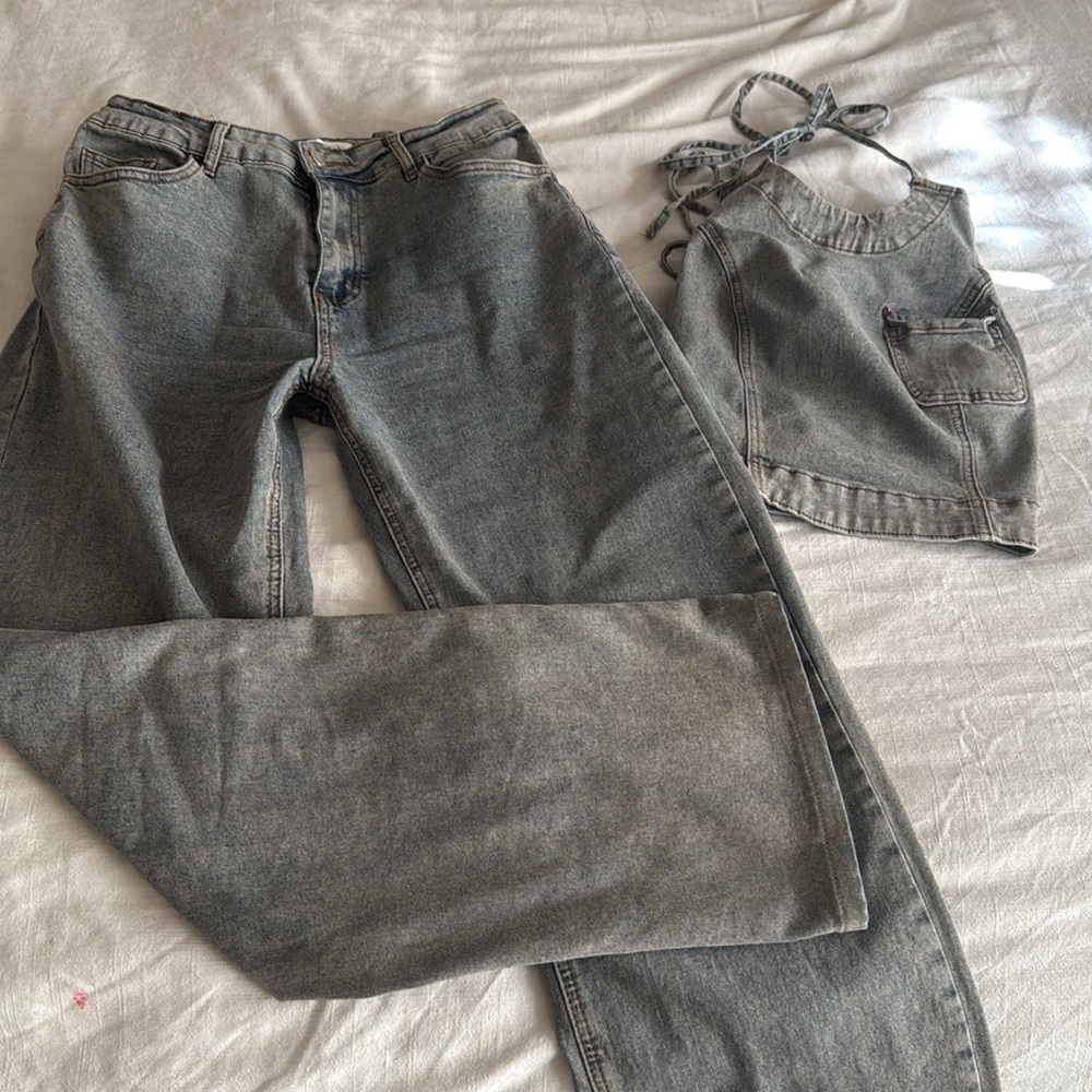Denim Two Piece - Picture 3 of 6
